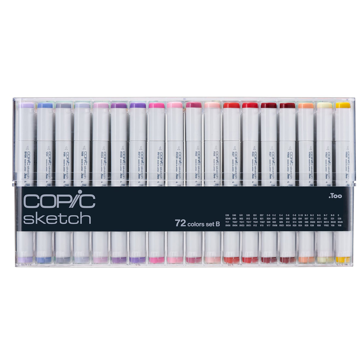 Copic Sketch Set 72B – Copic Australia