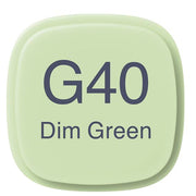 Copic Marker G40-Dim Green