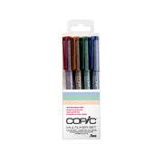 Multiliner Set Cobalt, Olive, Sepia, Wine 0.3