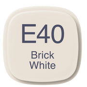 Copic Marker E40-Brick White