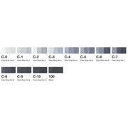 Copic Marker Set 12 Cool Grey
